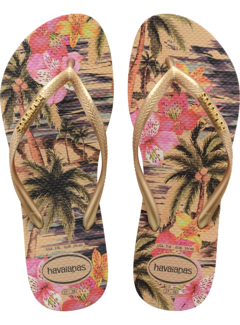 JAPONKI HAVAIANAS SLIM TROPICAL 4 122 111 0092 - Japonki