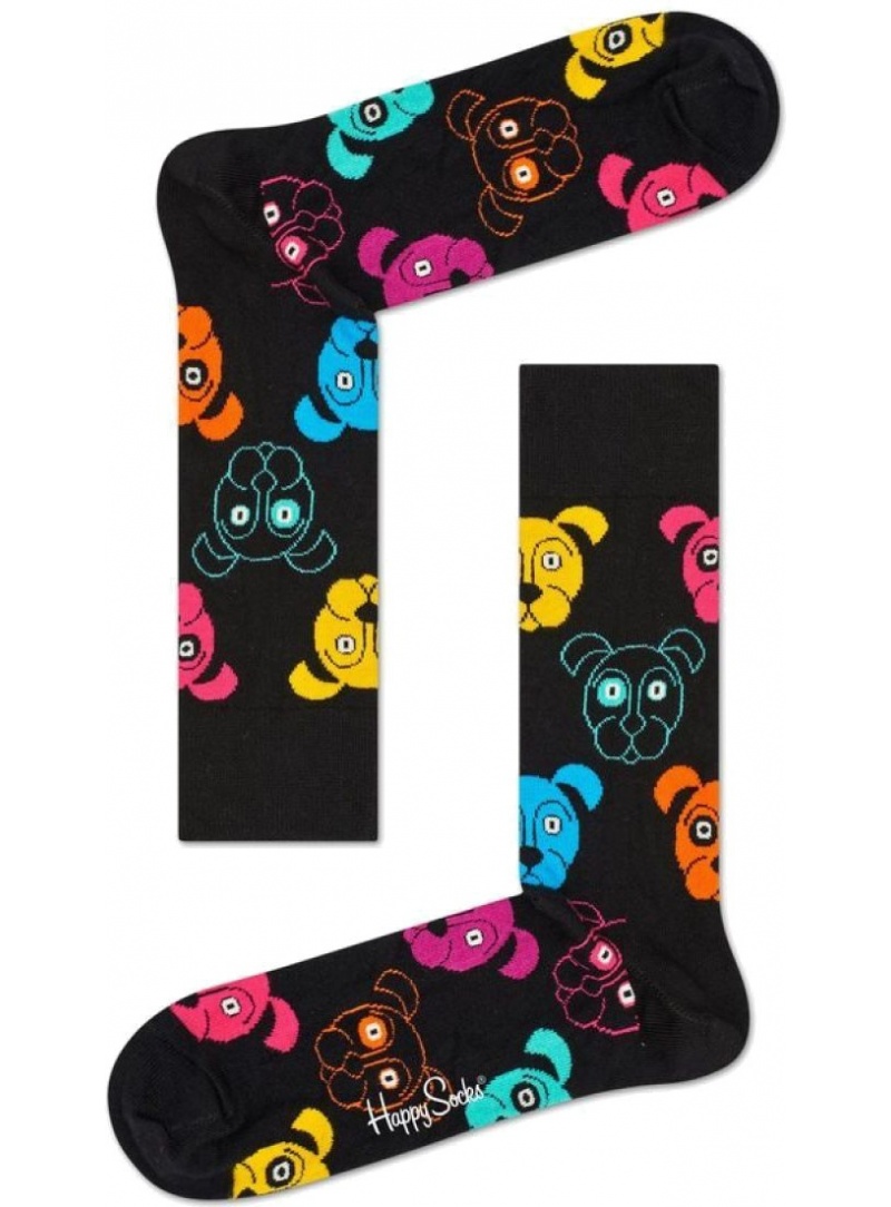 SKARPETY HAPPY SOCKS DOG01 9001 - Skarpety