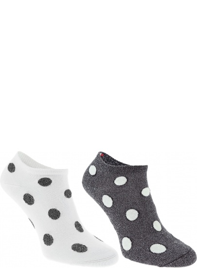 Skarpetki TOMMY HILFIGER Th Women Dots Sneaker 2P 383012001 200 (2-Pak) -