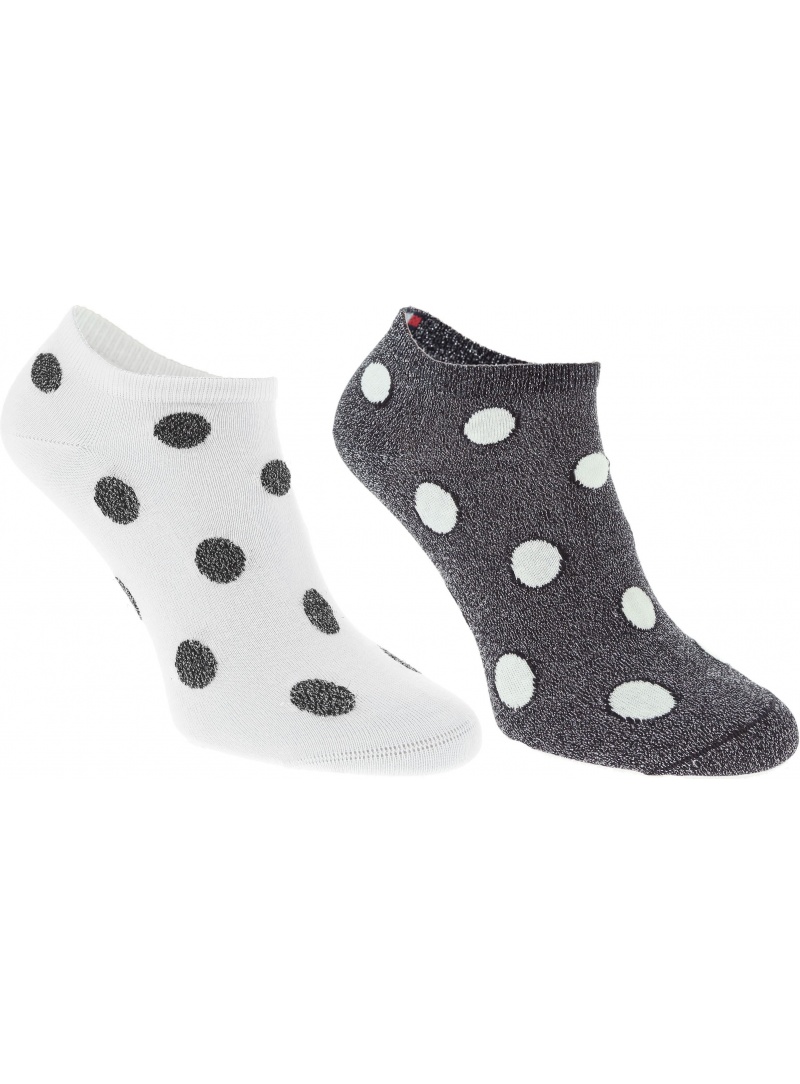 Skarpetki TOMMY HILFIGER Th Women Dots Sneaker 2P 383012001 200 (2-Pak) -