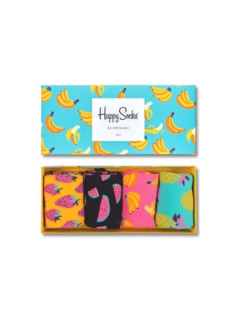 GIFT BOX SKARPET HAPPY SOCKS XPOP09-3000(4-PAK) - Skarpety