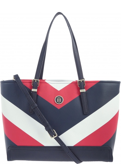 TOREBKA TOMMY HILFIGER HONEY MED TOTE PRINT AW0AW05665 902