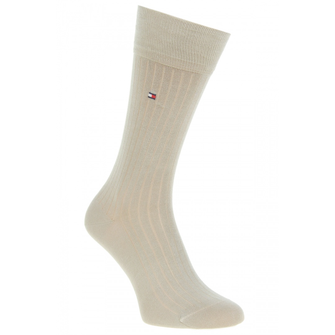 Skarpetki TOMMY HILFIGER Men Sock Mercerized Sand (1-Pak) -