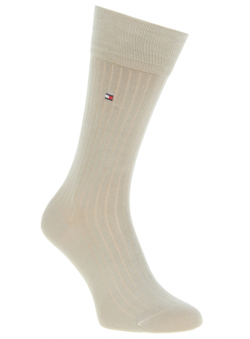 Skarpetki TOMMY HILFIGER Men Sock Mercerized Sand (1-Pak) -