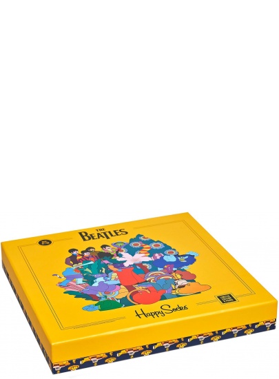 GIFT BOX SKARPET THE BEATLES HAPPY SOCKS XBEA10-2000 (6-PAK) - Skarpety