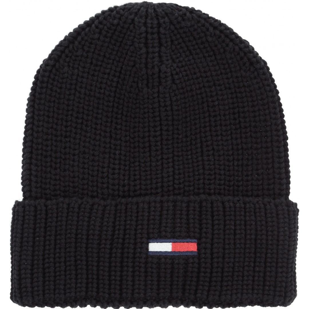 CZAPKA TOMMY HILFIGER TJU BASIC RIB BEANIE AU0AU00300 002