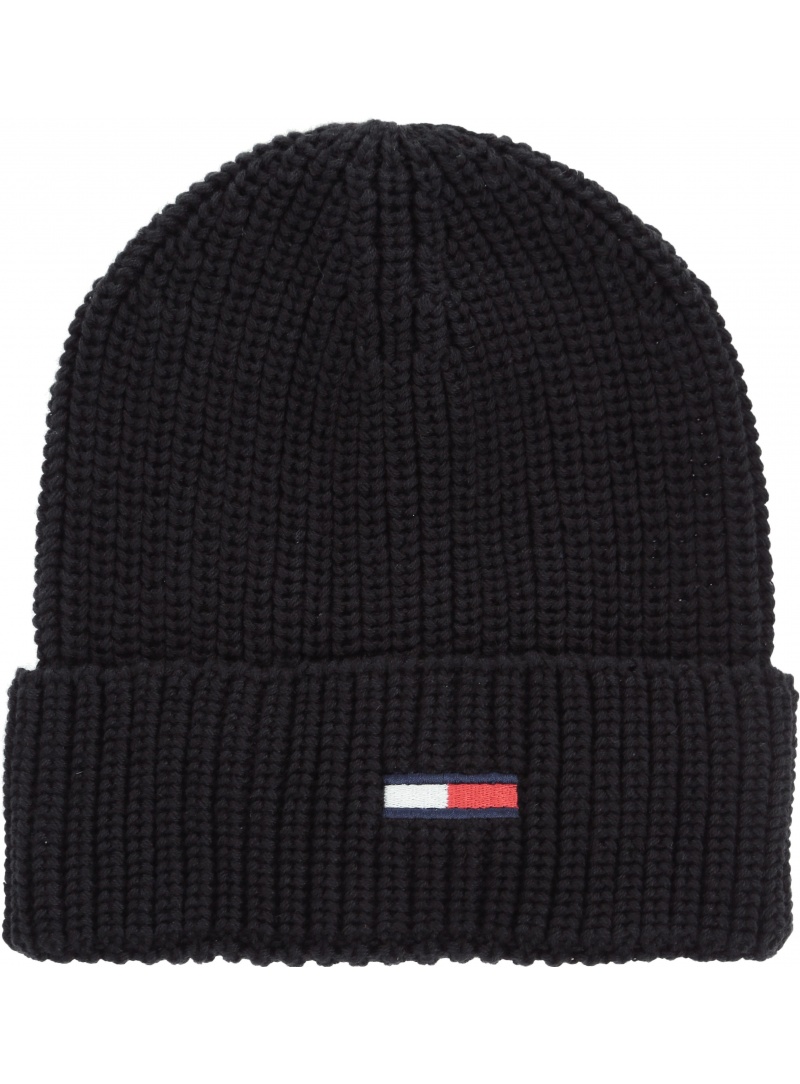 CZAPKA TOMMY HILFIGER TJU BASIC RIB BEANIE AU0AU00300 002