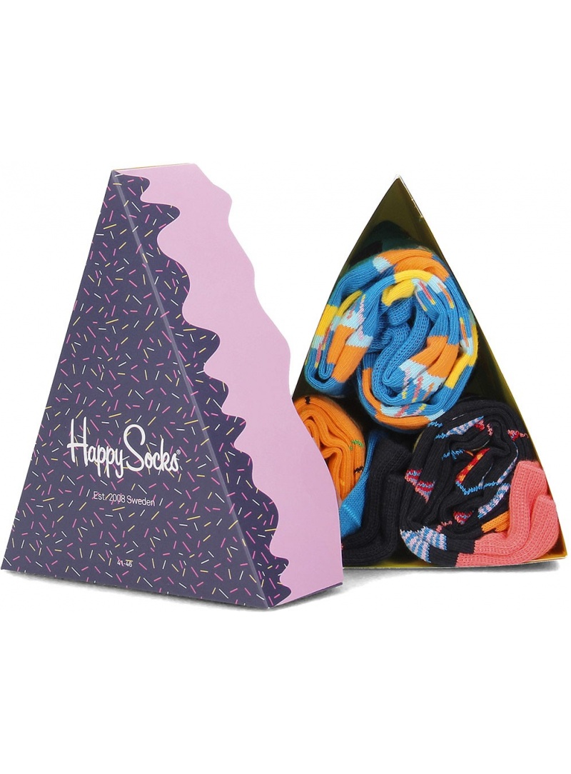 GIFT BOX SKARPET HAPPY SOCKS Steve Aoki XBDA08-6001 (3-PAK) - Skarpety
