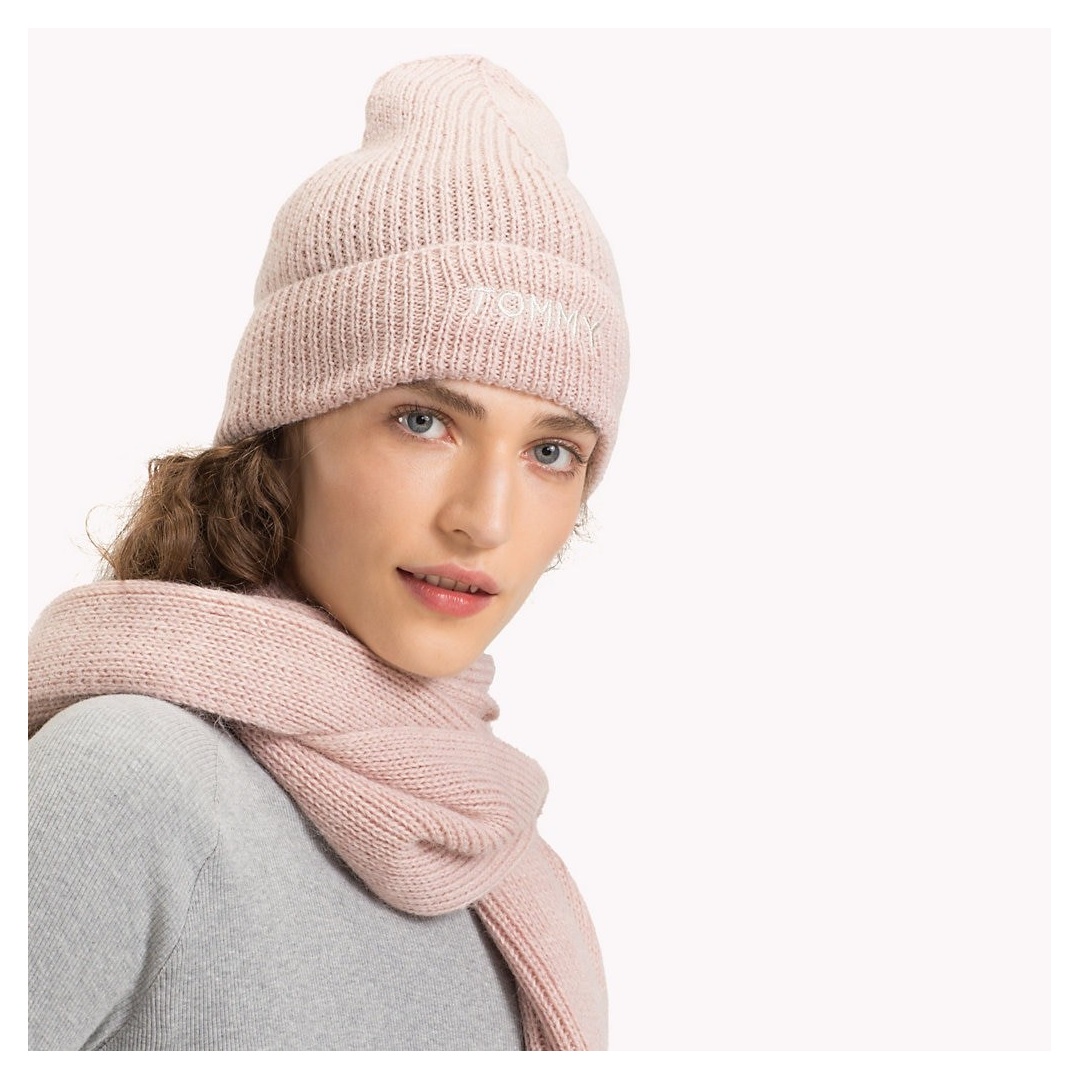 CZAPKA TOMMY HILFIGER EFFORTLESS KNIT AW0AW05950 655