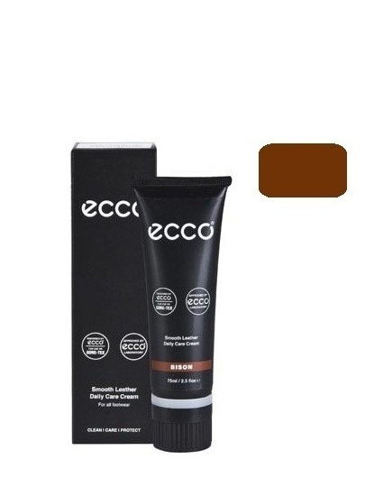 ECCO SMOOTH LEATHER CARE CREAM - PASTA PIELĘGNACYJNA ŚREDNI BRĄZ BISON -