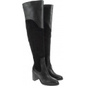 Kozaki TOMMY HILFIGER Material Mix Heeled
