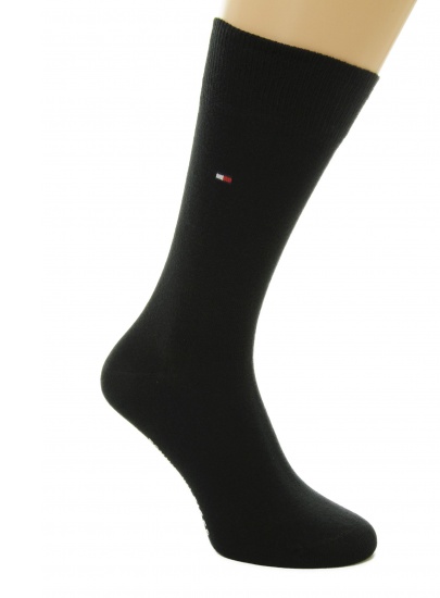 Skarpetki TOMMY HILFIGER Men Sock Black 2 Pary - Skarpety