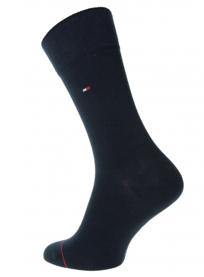 TOMMY HILFIGER Skarpetki Men Sock Check Dark Navy (2-Pak) -