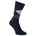TOMMY HILFIGER Skarpetki Men Sock Check Dark Navy (2-Pak) -