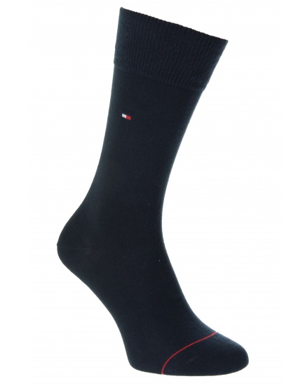 TOMMY HILFIGER Skarpetki Men Sock Check Dark Navy (2-Pak) -