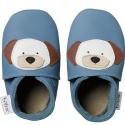 NIEBIESKIE BUCIKI BOBUX 4117 BLUE PUPPY SOFT SOLE - Dla