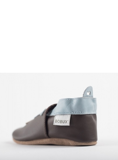 BUCIKI BOBUX 4243 CHOCOLATE OWL SOFT SOLE - Dla niemowląt