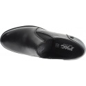 CZARNE PÓŁBUTY IMAC 205410 NA KOTURNIE - Półbuty
