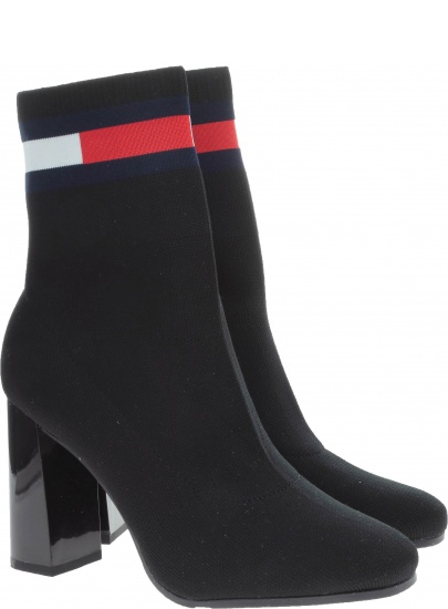 BOTKI TOMMY SOCK HEELED BOOT - Botki