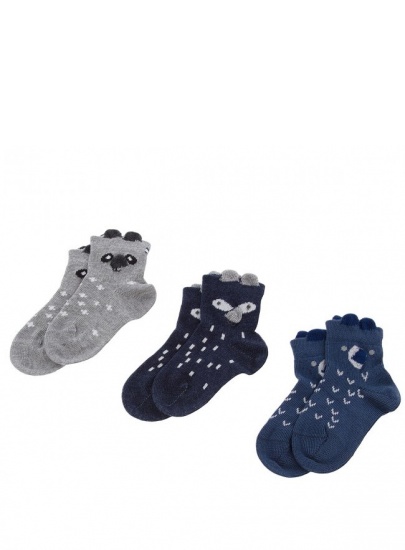 SKARPETKI TOMMY HILFIGER BABY 485016001 563 (3-PAK) - Skarpetki