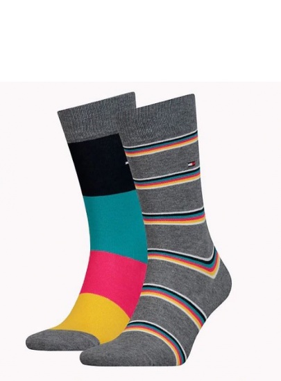 SKARPETKI TOMMY HILFIGER 482032001 758 (2-PAK) - Skarpety