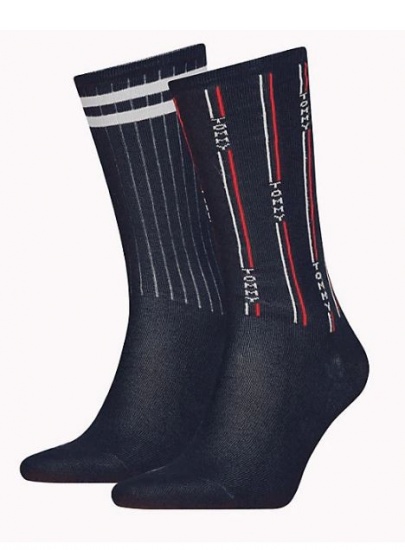 SKARPETKI TOMMY HILFIGER 481001001 322 (2-PAK) - Skarpety