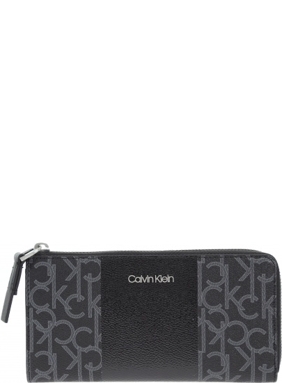 Portfel CALVIN KLEIN Mono Block Large Zip - Portfele damskie
