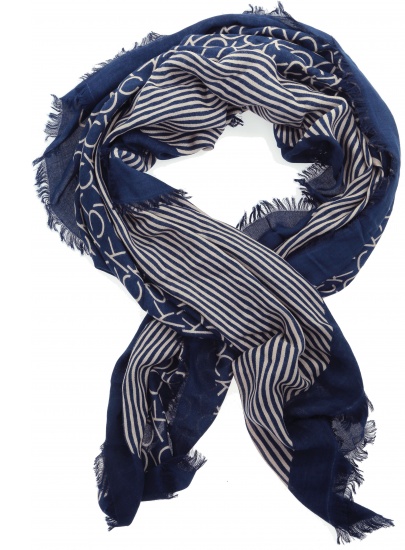 Chusta CALVIN KLEIN Printed Ck Scarf K60K604704 448 - Szale i