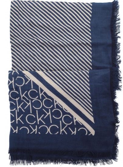 Chusta CALVIN KLEIN Printed Ck Scarf K60K604704 448 - Szale i