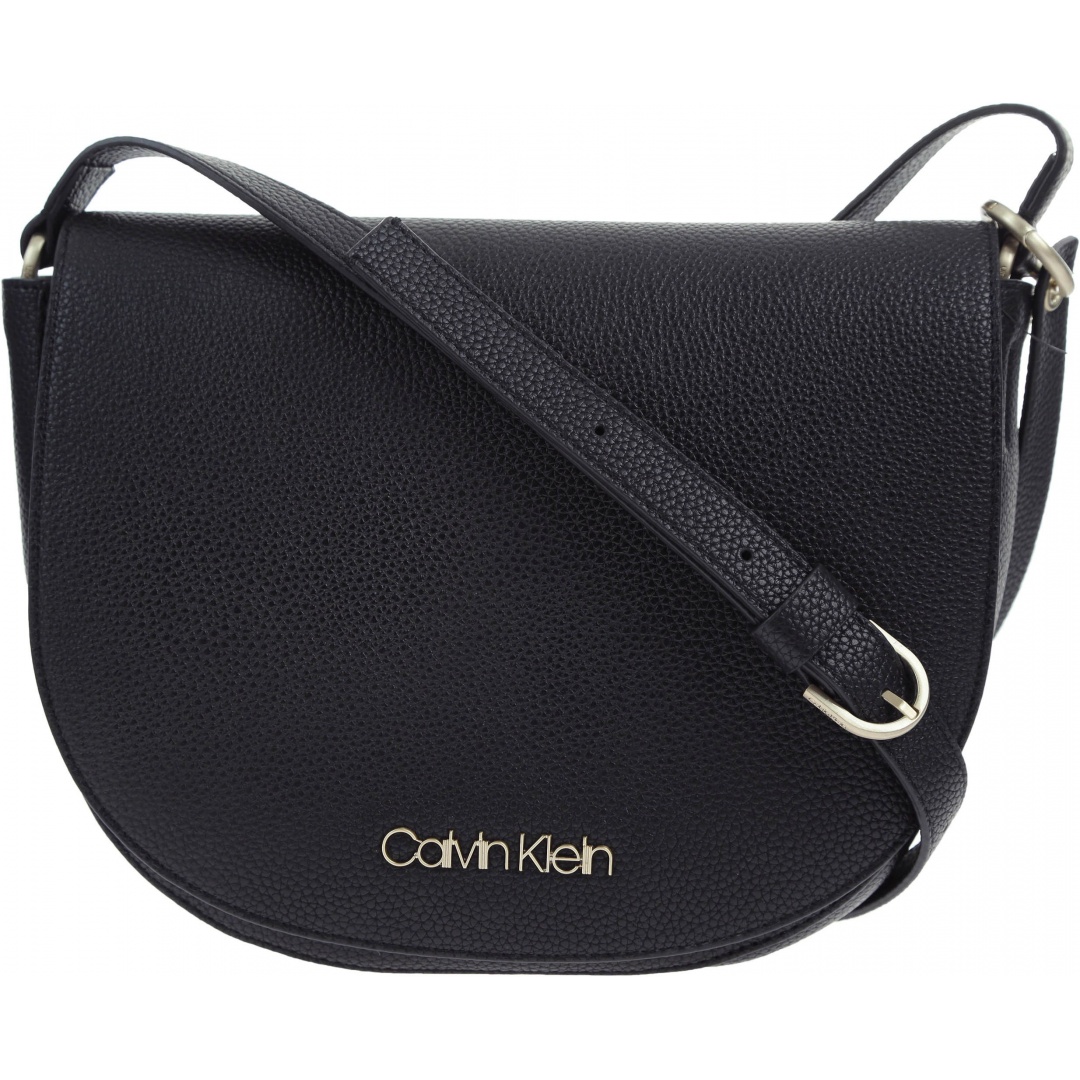 TOREBKA CALVIN KLEIN NEAT MEDIUM SADDLE - Listonoszki