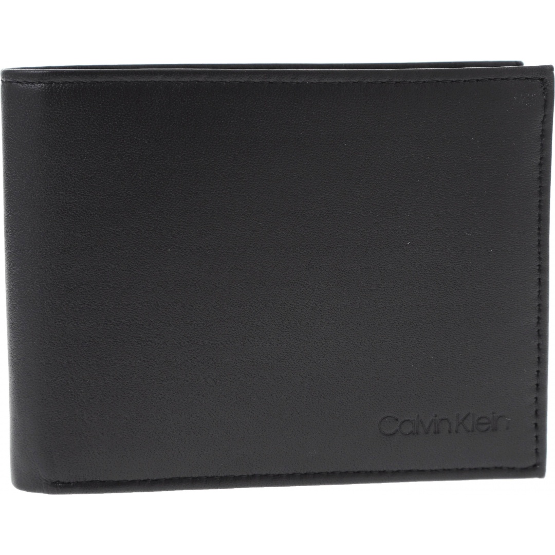 Portfel CALVIN KLEIN Smooth Emboss 5Cc Co - Portfele męskie