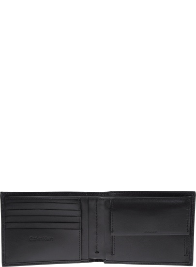 Portfel CALVIN KLEIN Smooth Emboss 5Cc Co - Portfele męskie
