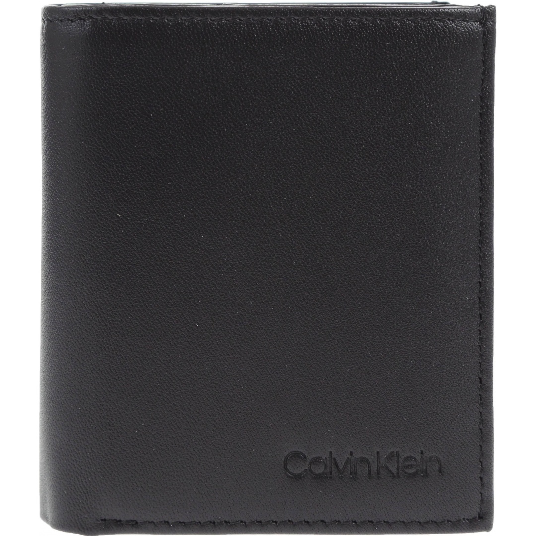 PORTFEL CALVIN KLEIN SMOOTH EMBOSS NS MIN - Portfele męskie