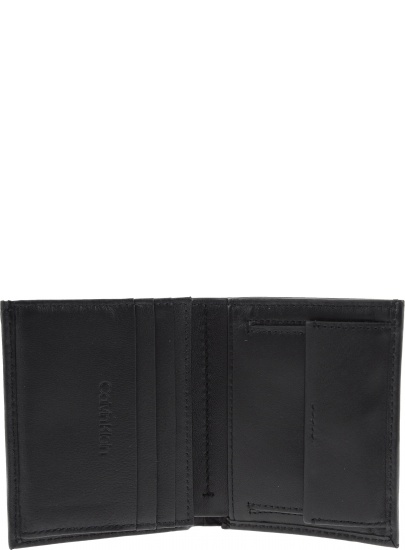 PORTFEL CALVIN KLEIN SMOOTH EMBOSS NS MIN - Portfele męskie