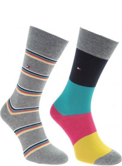 SKARPETKI TOMMY HILFIGER 482032001 758 (2-PAK) - Skarpety