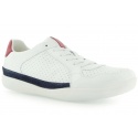 PÓŁBUTY SPORTOWE GEOX HYPERSPACE OPTIC WHITE DK NAVY - Półbuty
