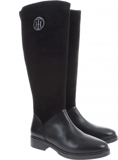 Kozaki TOMMY HILFIGER Buckle High Boot FW0FW03450 990 - Kozaki