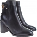 Botki TOMMY HILFIGER Th Buckle Heeled Boo - Botki