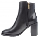 Botki TOMMY HILFIGER Th Buckle Heeled Boo - Botki