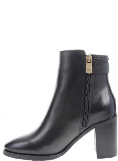 Botki TOMMY HILFIGER Th Buckle Heeled Boo - Botki
