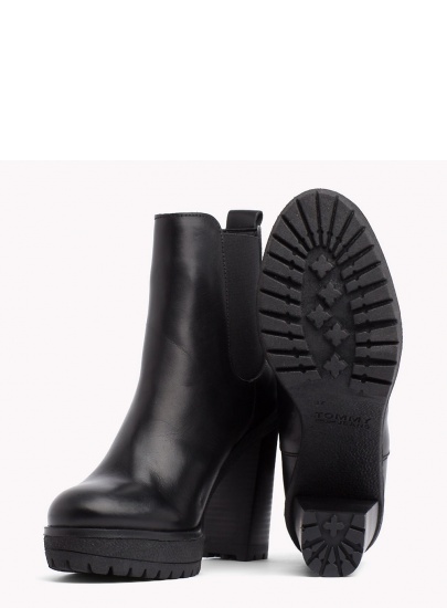 Botki TOMMY HILFIGER Essential Heeled - Botki