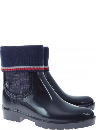 Kalosze TOMMY HILFIGER TOMMY Knitted Sock Rain - Kalosze