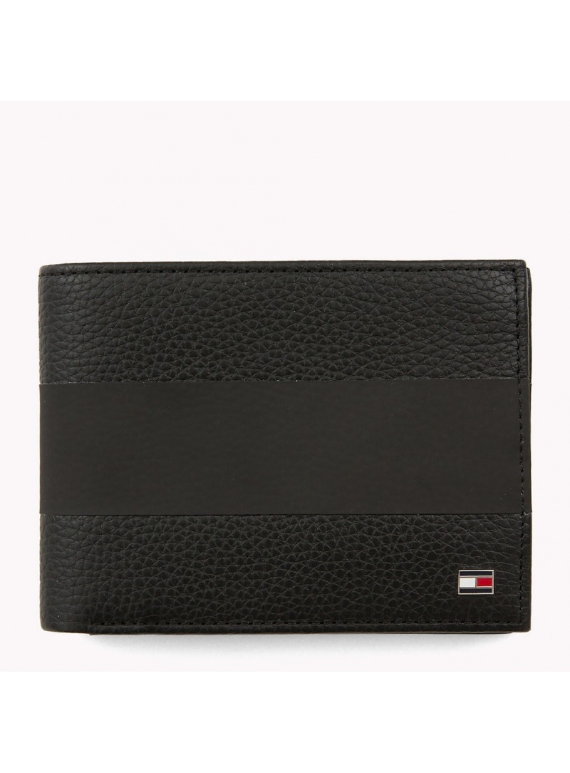 PORTFEL TOMMY HILFIGER HERITAGE BLOCK STRIPE CC FLAP - Portfele