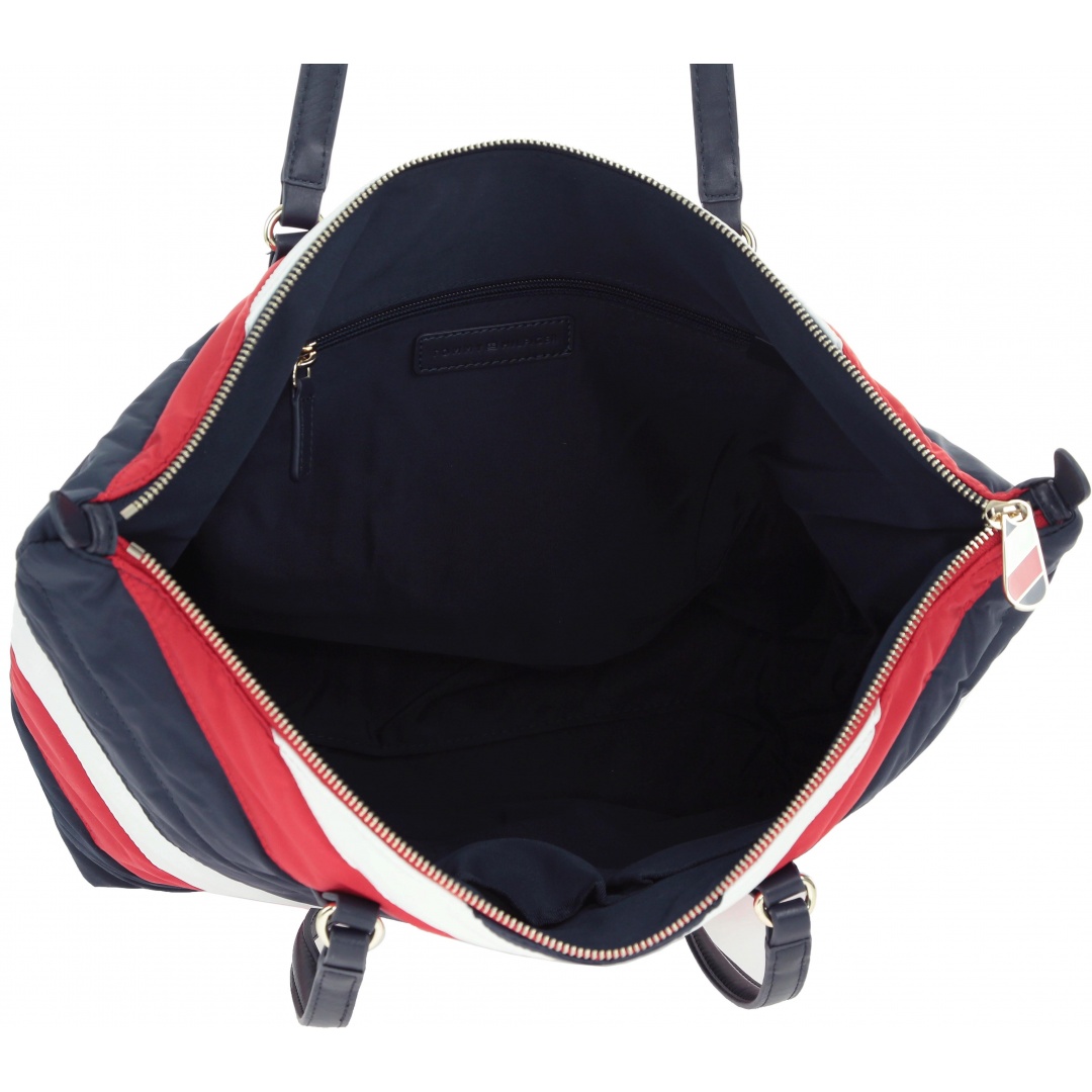 TOREBKA TOMMY HILFIGER POPPY TOTE CHEVRON - Na ramię