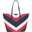 TOREBKA TOMMY HILFIGER POPPY TOTE CHEVRON - Na ramię