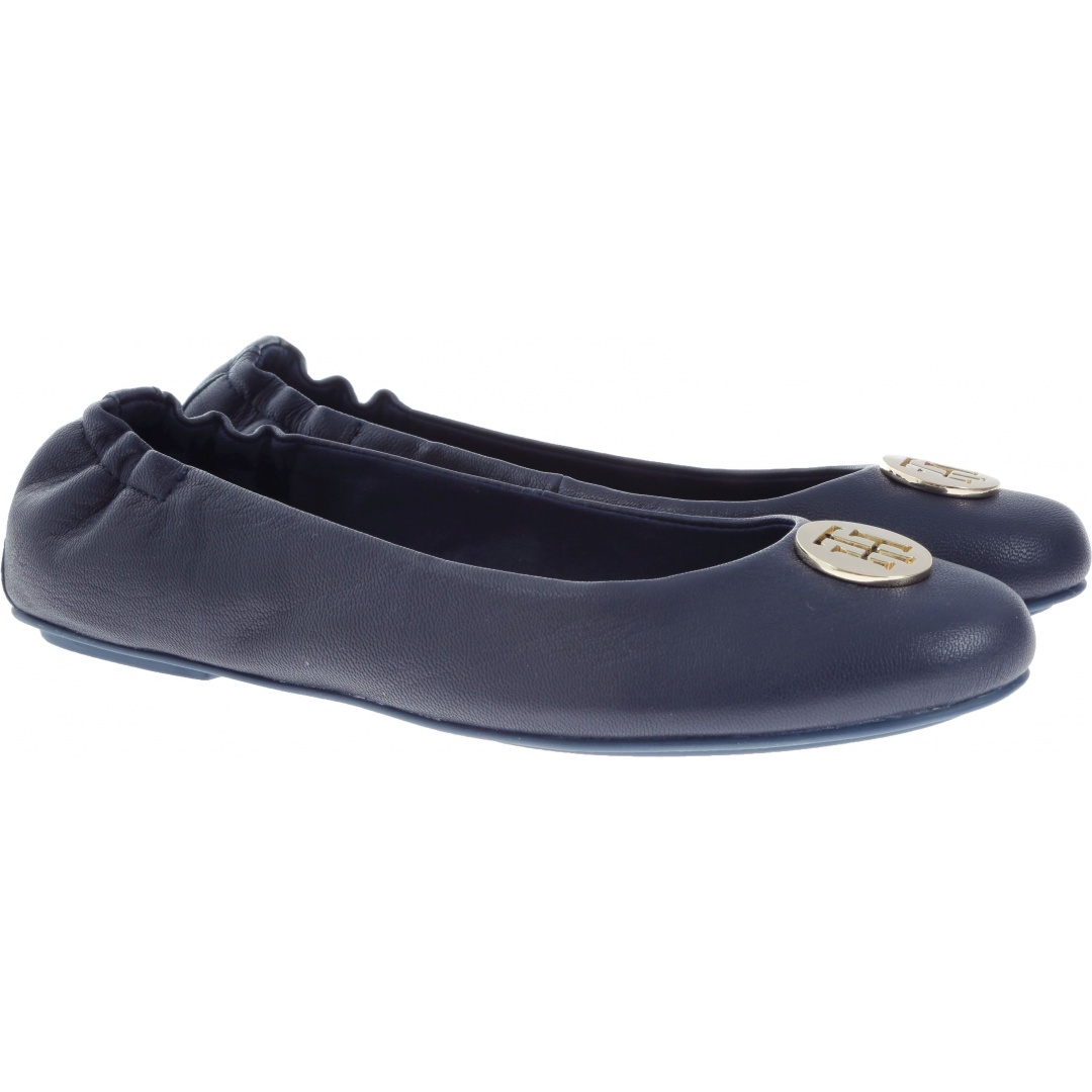 Balerinki TOMMY HILFIGER Flexible Ballerina FW0FW03401 406 -