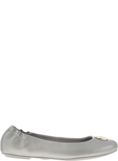 Balerinki TOMMY HILFIGER Pearlized Leather FW0FW03412 - Baleriny