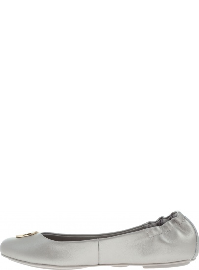 Balerinki TOMMY HILFIGER Pearlized Leather FW0FW03412 - Baleriny