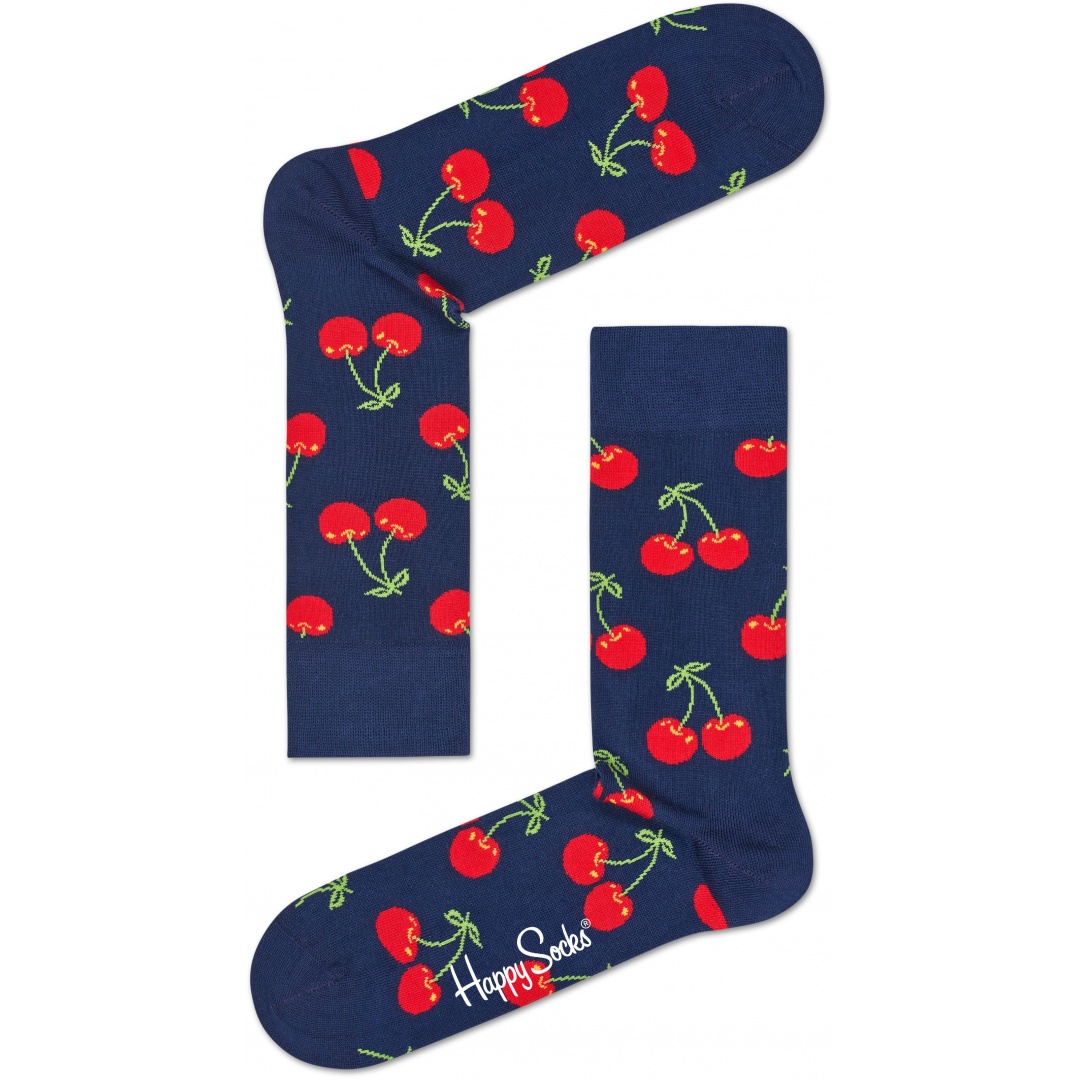 SKARPETY HAPPY SOCKS CHERRY CHE01-6000 - Skarpety, rajstopy