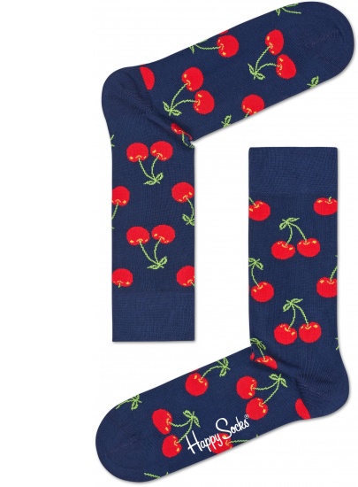 SKARPETY HAPPY SOCKS CHERRY CHE01-6000 - Skarpety, rajstopy